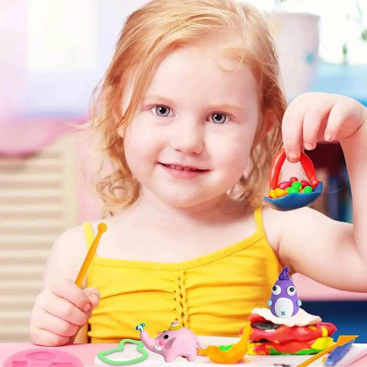  Prism&Pro Flexible Polymer Clay Modeling Kit - 24 Colors Learning &  -  ToylandEU™