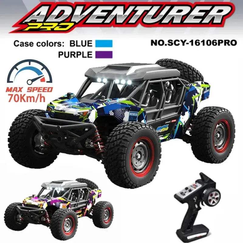 Pro 4WD Off Road RC Car 70Kmh Brushless Motor Durable - ToylandEU