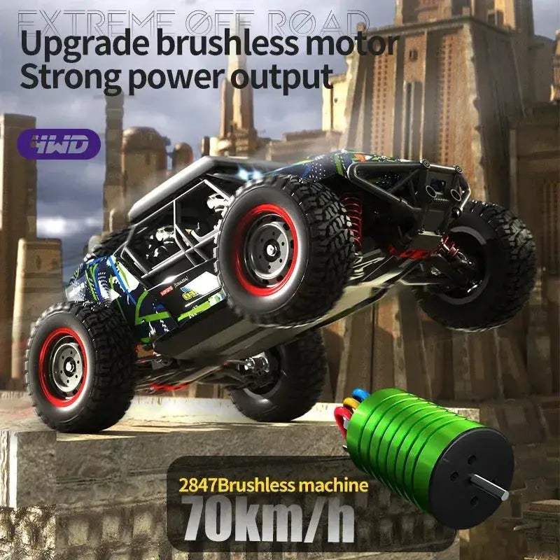 Pro 4WD Off Road RC Car 70Kmh Brushless Motor Durable - ToylandEU