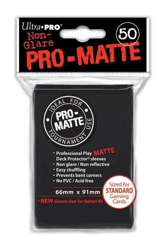  Pro Matte Black Deck Protectors Standard Size Pack Of 50 -  ToylandEU™