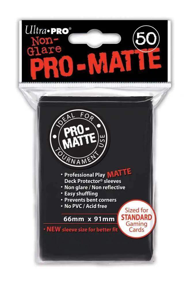  Pro Matte Black Deck Protectors Standard Size Pack Of 50 -  ToylandEU™