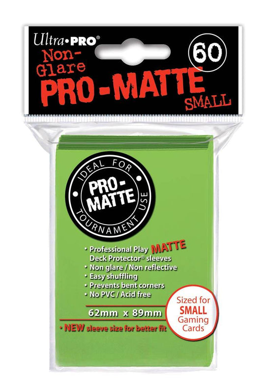 Pro Matte Deck Protector Small Size Lime Green Ultra Pro - ToylandEU