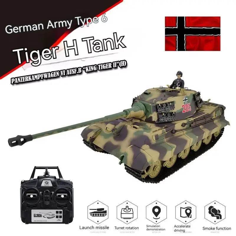 Pro RC Tank 3888A Tiger King Shooting Bullet For Collectors - ToylandEU