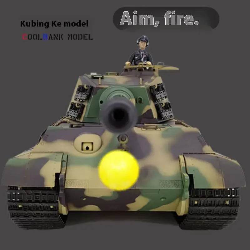 Pro RC Tank 3888A Tiger King Shooting Bullet For Collectors - ToylandEU