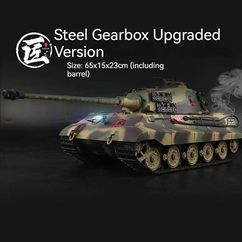 Pro RC Tank 3888A Tiger King Shooting Bullet For Collectors - ToylandEU