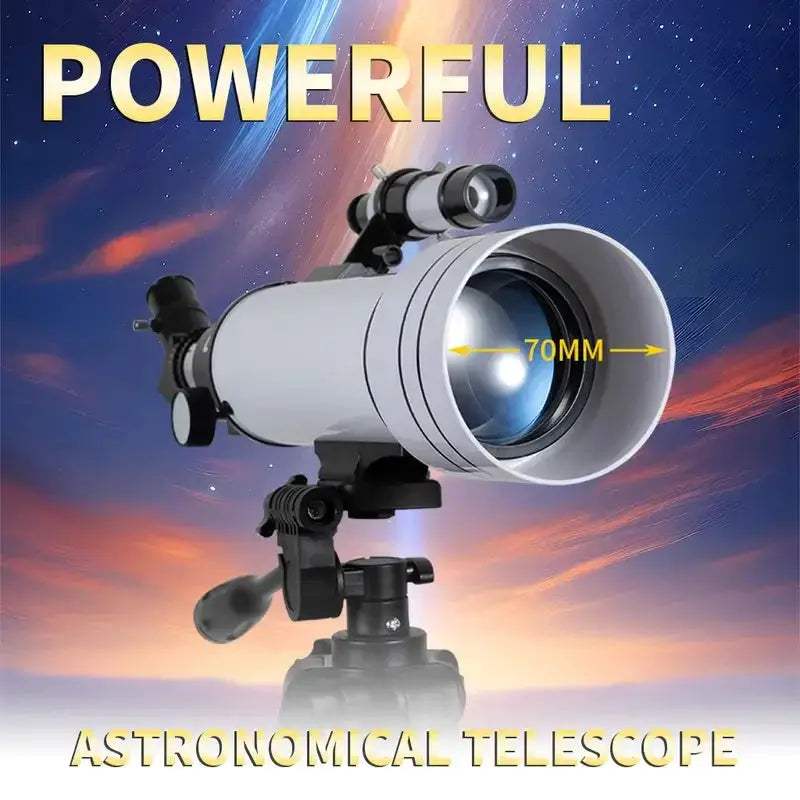 Professional Astronomical Telescope Monocular 200X 70mm Large Aperture - ToylandEU