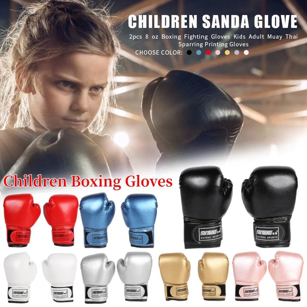 Professional Boxing Gloves Breathable PU Leather For Kids - ToylandEU