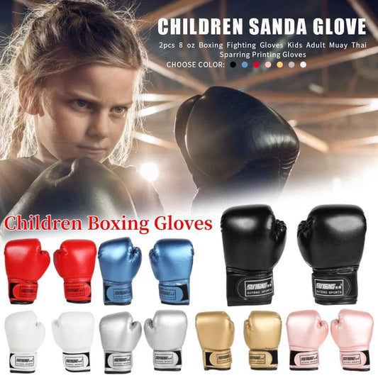 Professional Boxing Gloves Breathable PU Leather For Kids - ToylandEU