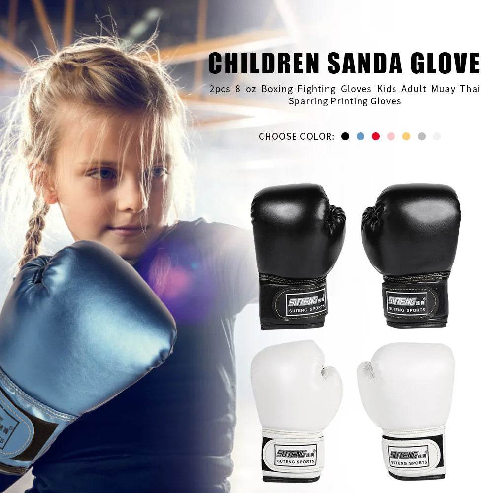 Professional Boxing Gloves Breathable PU Leather For Kids - ToylandEU
