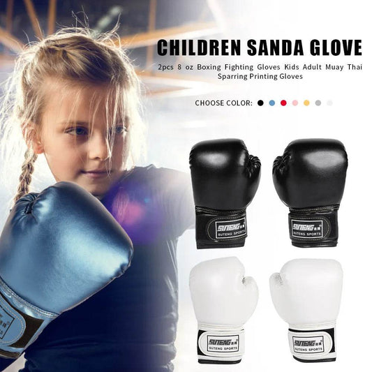Professional Boxing Gloves Breathable PU Leather For Kids - ToylandEU