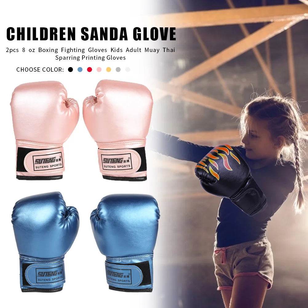 Professional Boxing Gloves Breathable PU Leather For Kids - ToylandEU