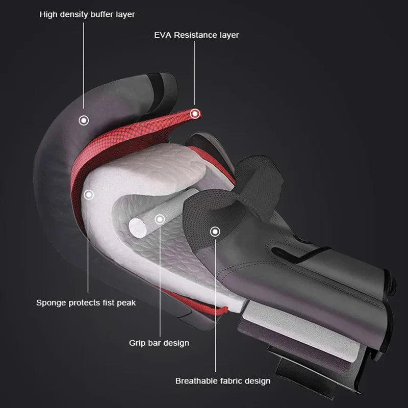 Professional Boxing Gloves Knit Weave For Unisex Training - ToylandEU