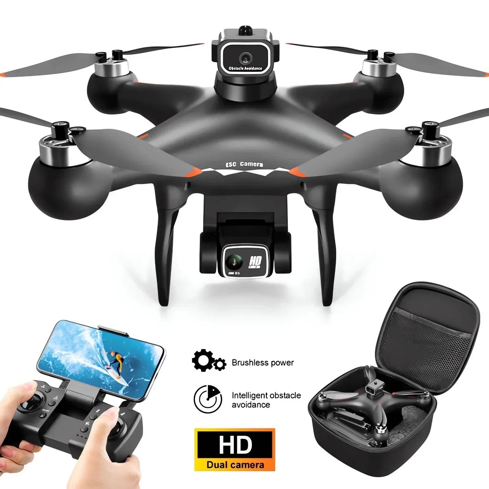 Professional Drone 8K Dual Camera For Aerial Filming - ToylandEU