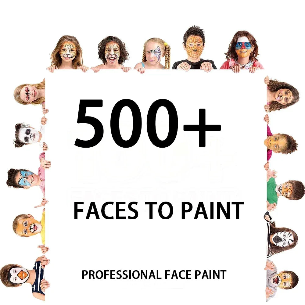 Professional Face Paint Kit Rainbow Colors For All Ages - ToylandEU