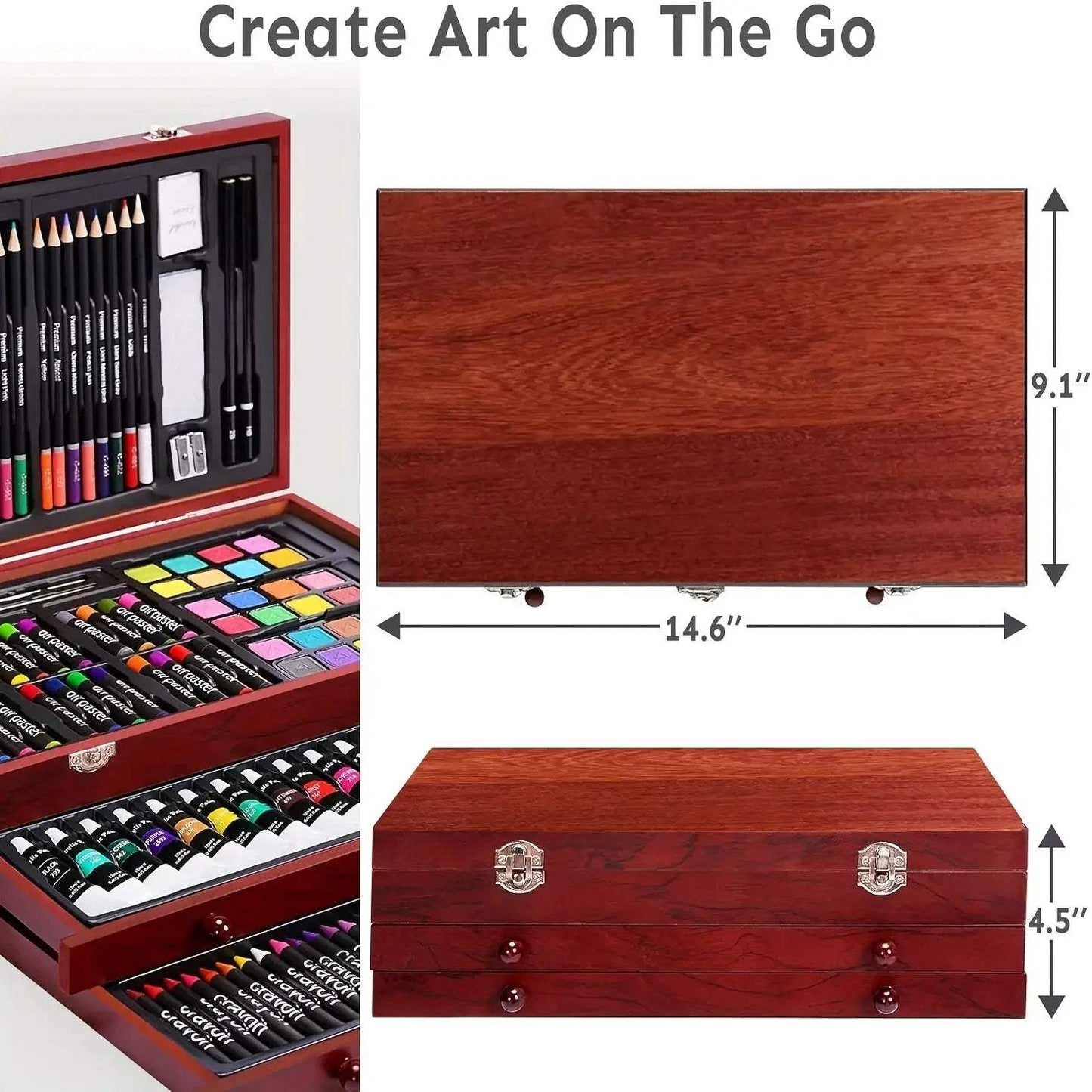  Professional Luxury Art Kit Chemical Free Supplies -  ToylandEU™