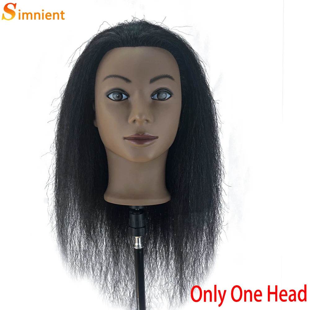 Professional Mannequin Heads Afro Braiding For Hairdressing - ToylandEU