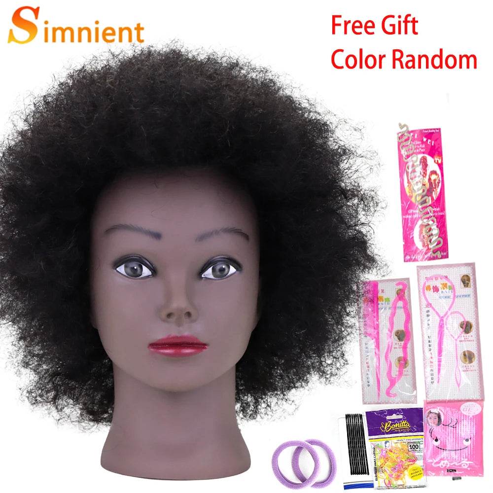 Professional Mannequin Heads Afro Braiding For Hairdressing - ToylandEU