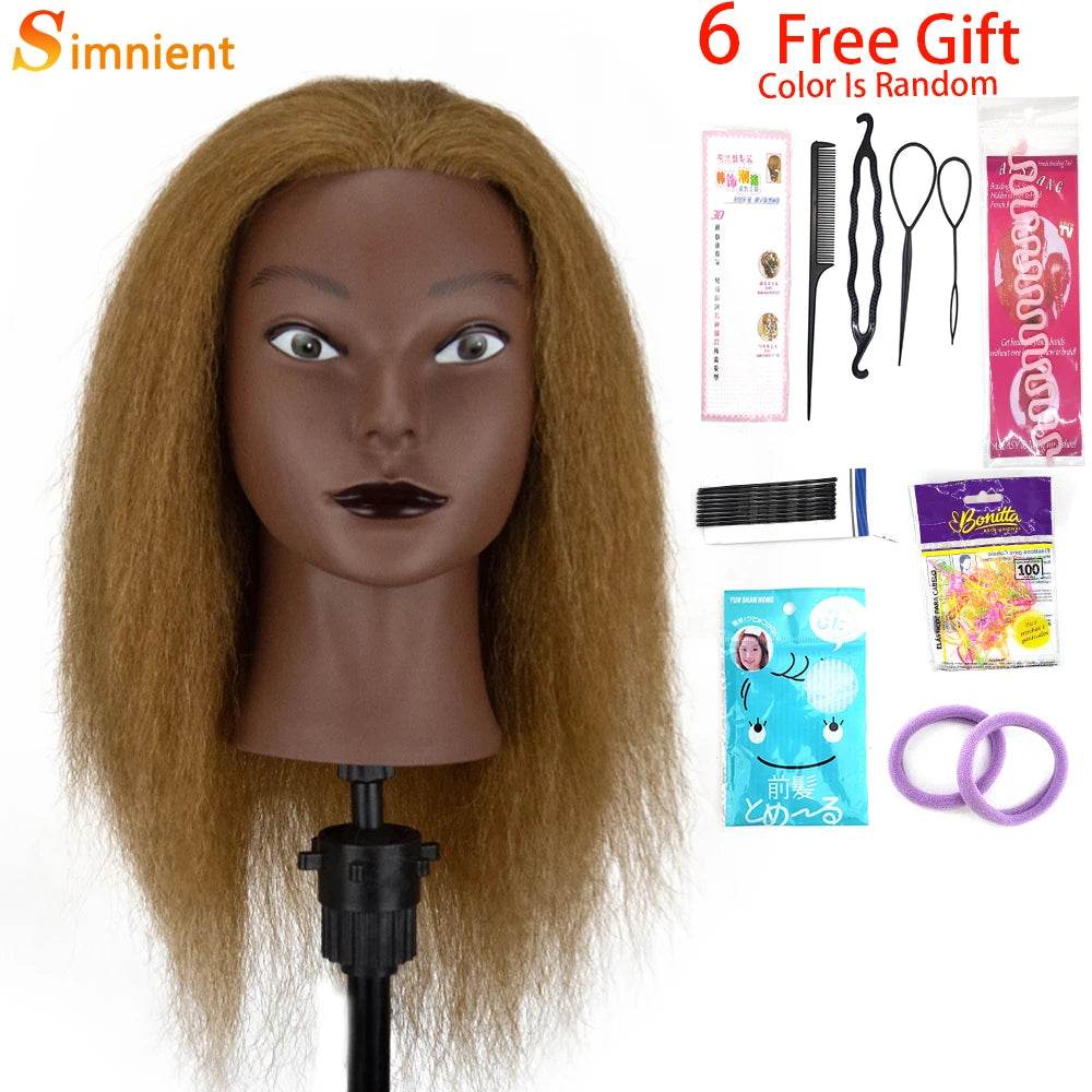Professional Mannequin Heads Afro Braiding For Hairdressing - ToylandEU