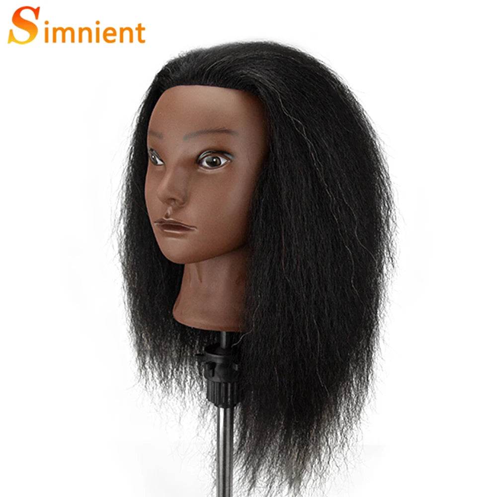 Professional Mannequin Heads Afro Braiding For Hairdressing - ToylandEU