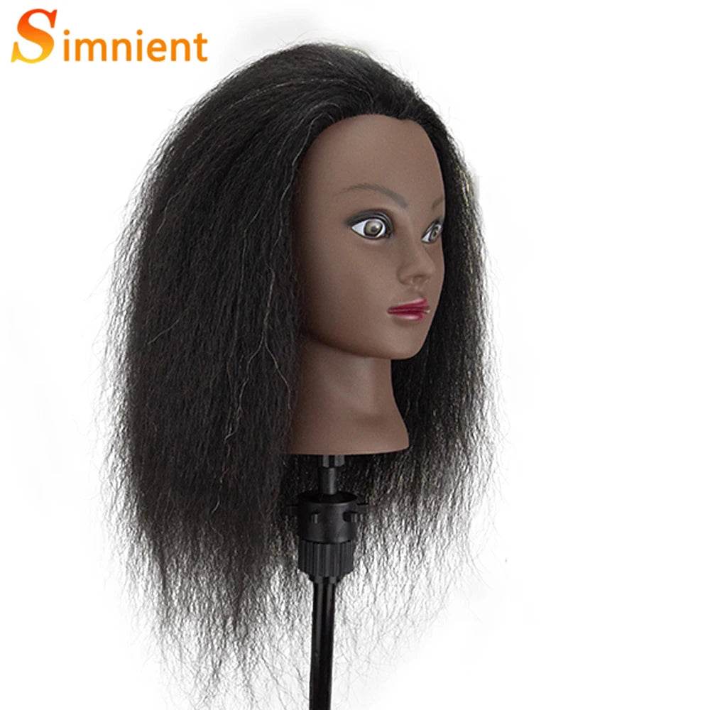 Professional Mannequin Heads Afro Braiding For Hairdressing - ToylandEU