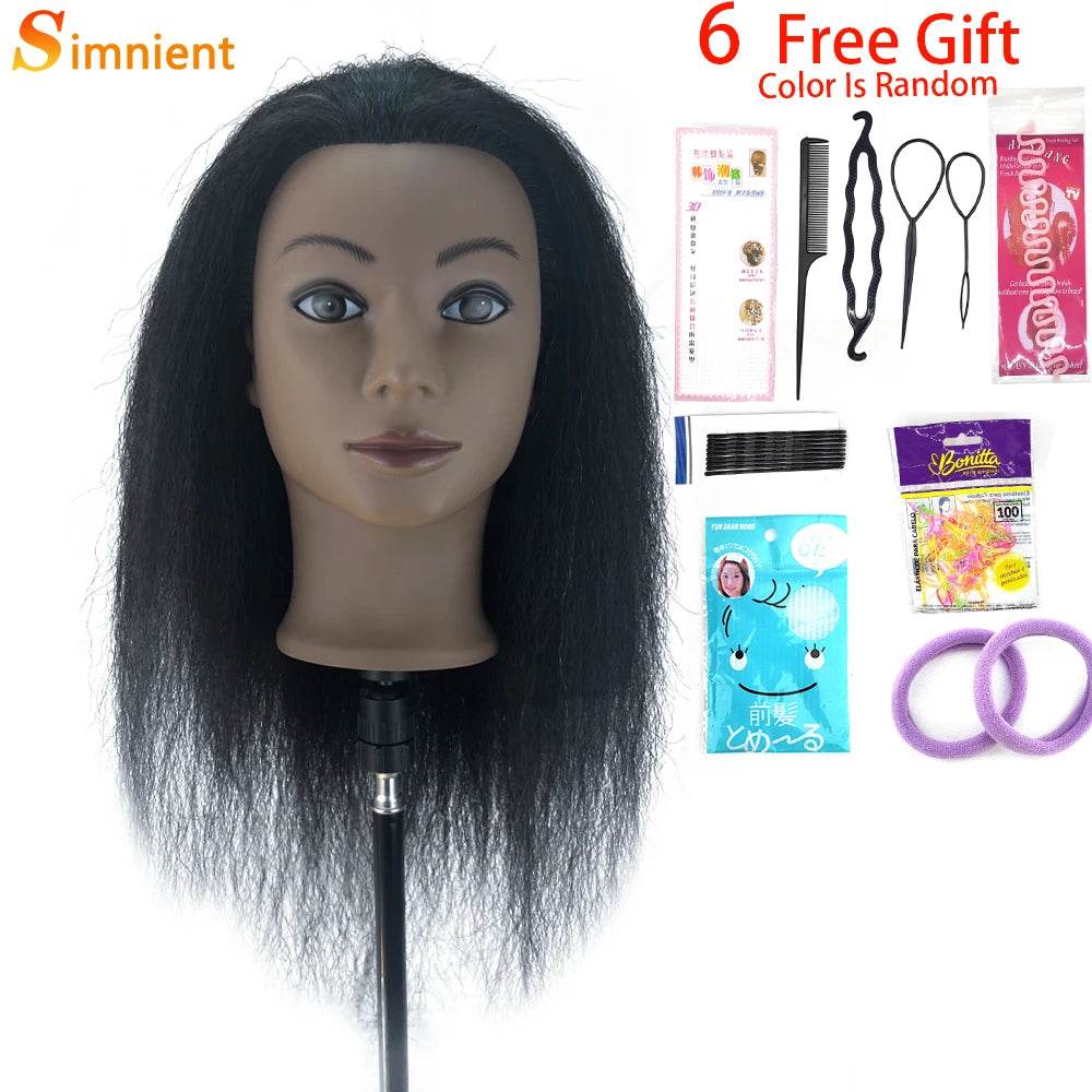 Professional Mannequin Heads Afro Braiding For Hairdressing - ToylandEU