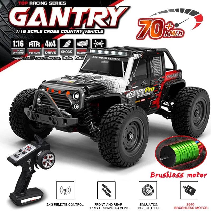Professional RC Car Brushless 4WD Off Road Climbing - ToylandEU