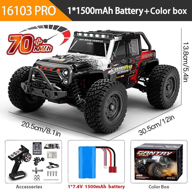 Professional RC Car Brushless 4WD Off Road Climbing - ToylandEU