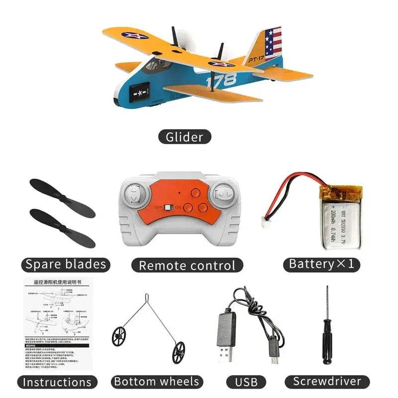 Professional RC Plane 2.4G Durable EPP Foam Aircraft - ToylandEU