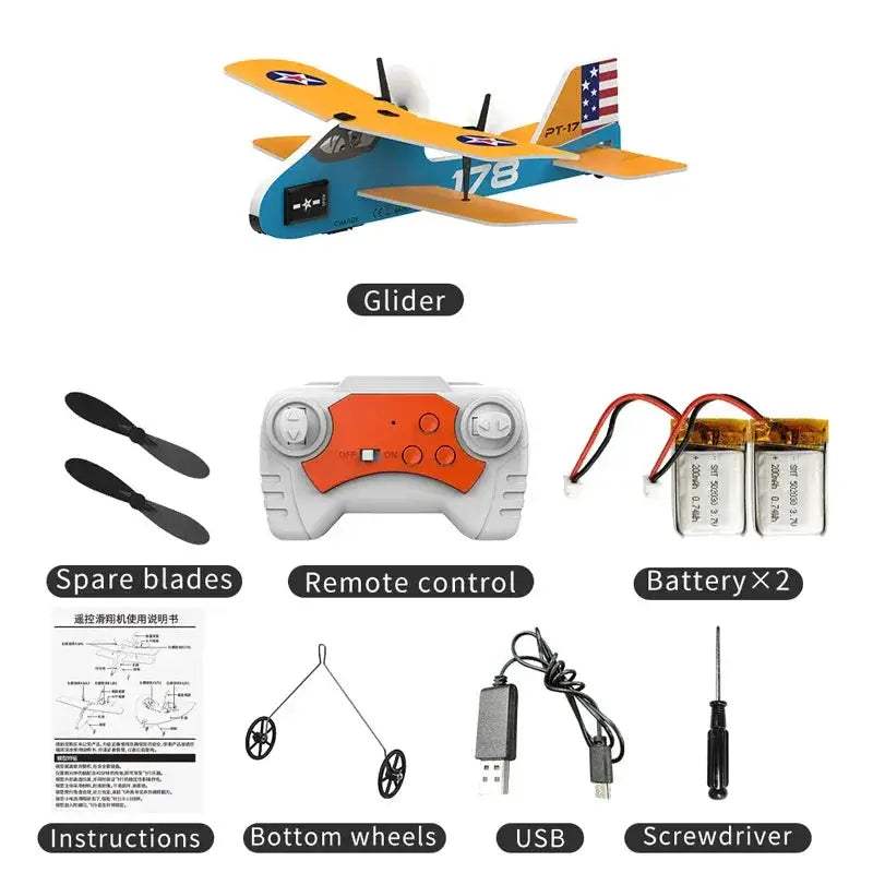 Professional RC Plane 2.4G Durable EPP Foam Aircraft - ToylandEU