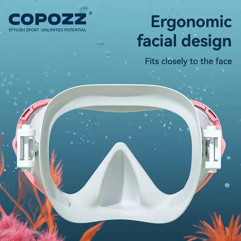  Professional Snorkel Mask Set by COPOZZ Clear View -  ToylandEU™