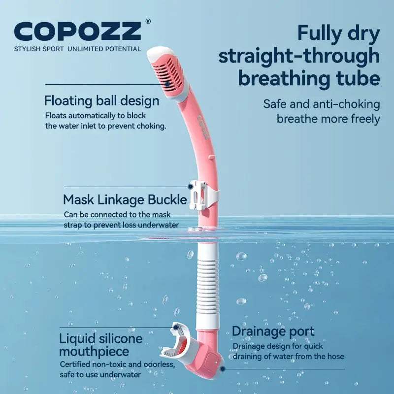 Professional Snorkel Mask Set by COPOZZ Clear View -  ToylandEU™