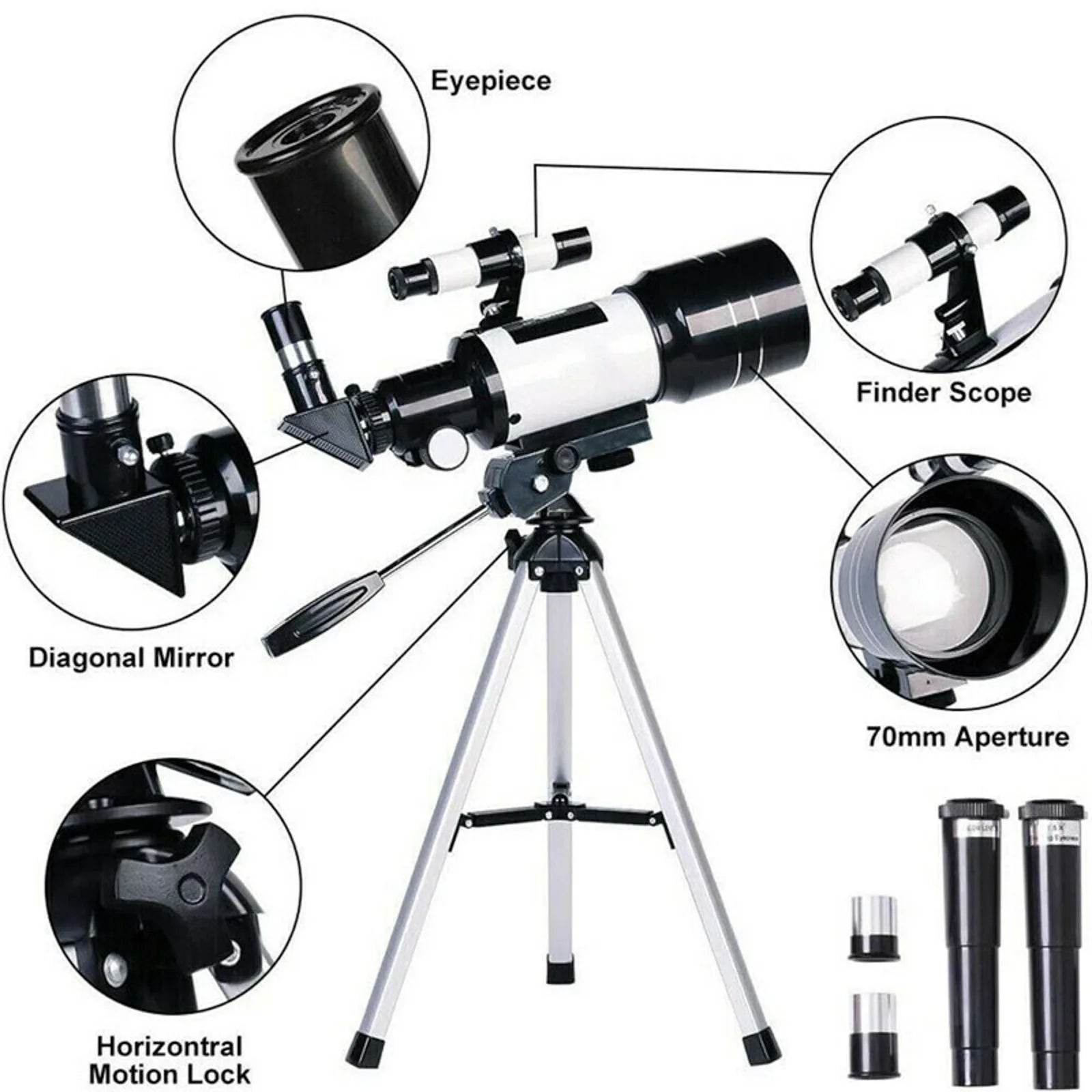 Professional Telescope Monocular 150x Night Stargazing - ToylandEU