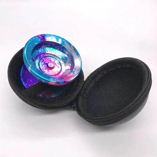  Professional YoYo Bag EDC Smooth Leather Velvet Belt Hang Key Ring Case for Yoyo Under 44.5X57mm -  ToylandEU™