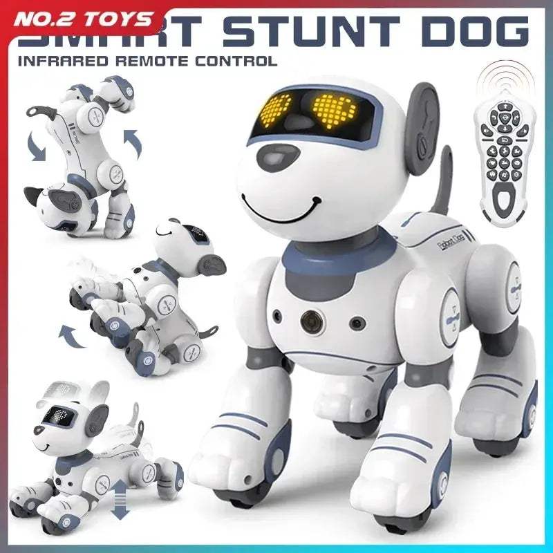 Programmable RC Robot Dog Dancing Toy With Lights Music - ToylandEU