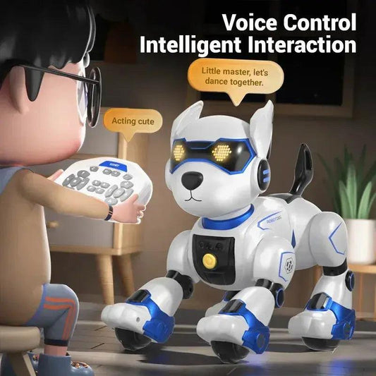  Programmable Remote Robot Dog With Voice Commands -  ToylandEU™
