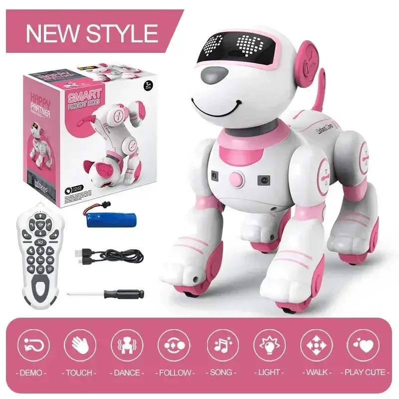 Programmable Robot Dog Toy With Voice Commands And Touch Sensor - ToylandEU
