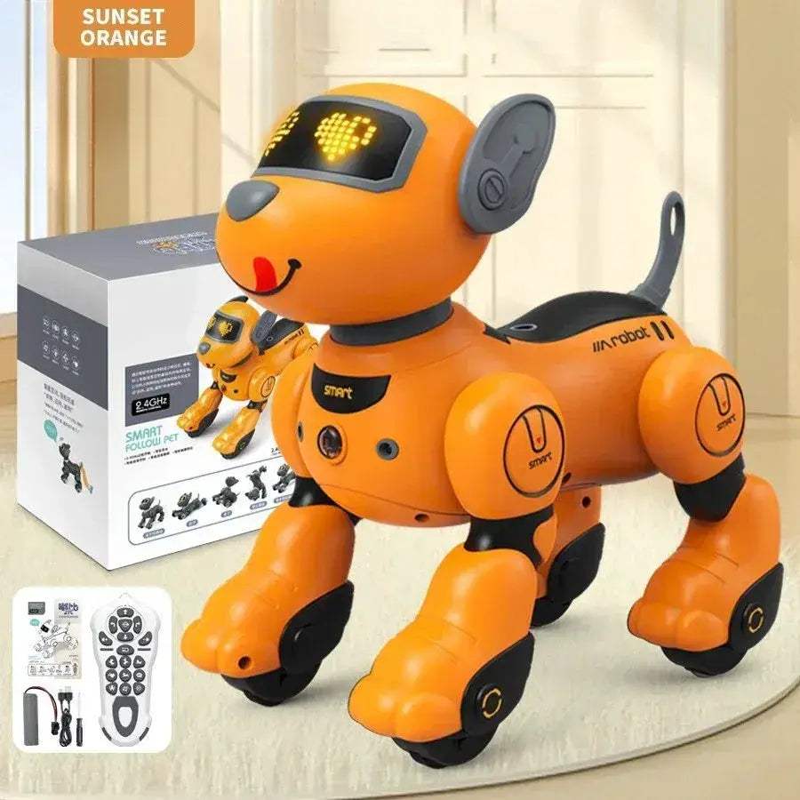 Programmable Voice Control Robot Dog Toy With Touch Sensor Music - ToylandEU