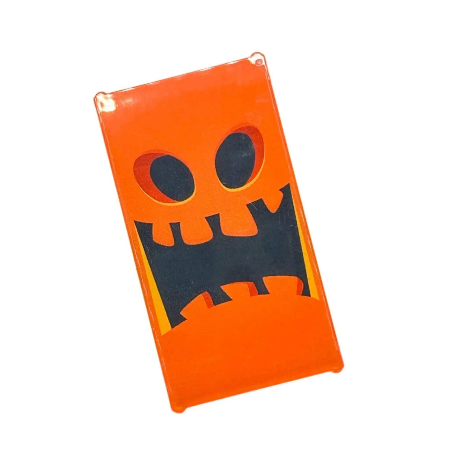 Pumpking Jack O' Lantern Halloween Decorated Custom LEGO 4x6 Glass Window - B3 Customs - ToylandEU