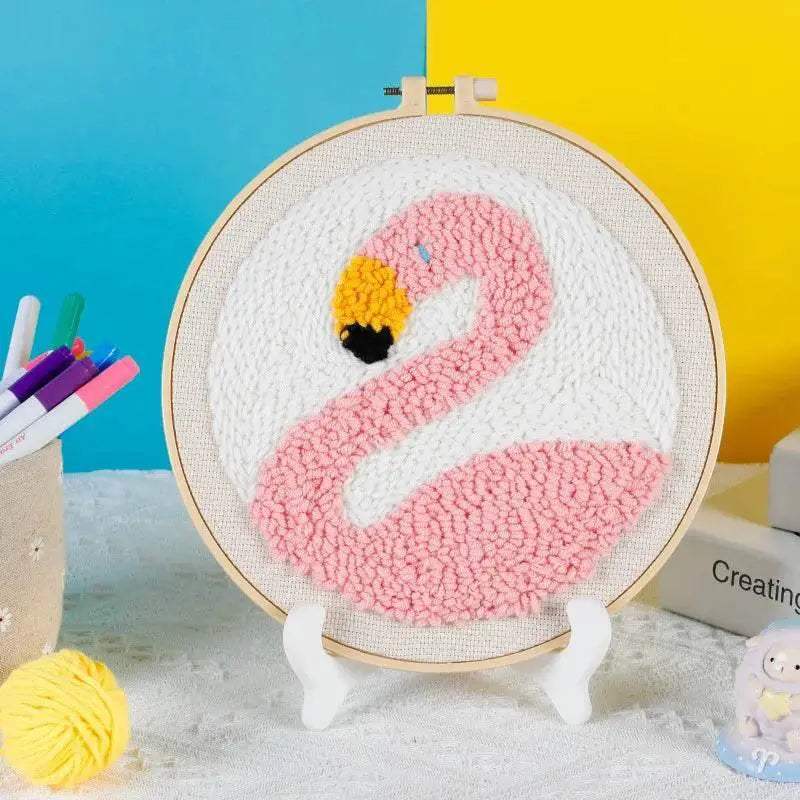  Punch Needle Craft Kit for Beginners - Dog and Cat Designs Embroidery Set, Perfect Gift for Kids and Adults -  ToylandEU™