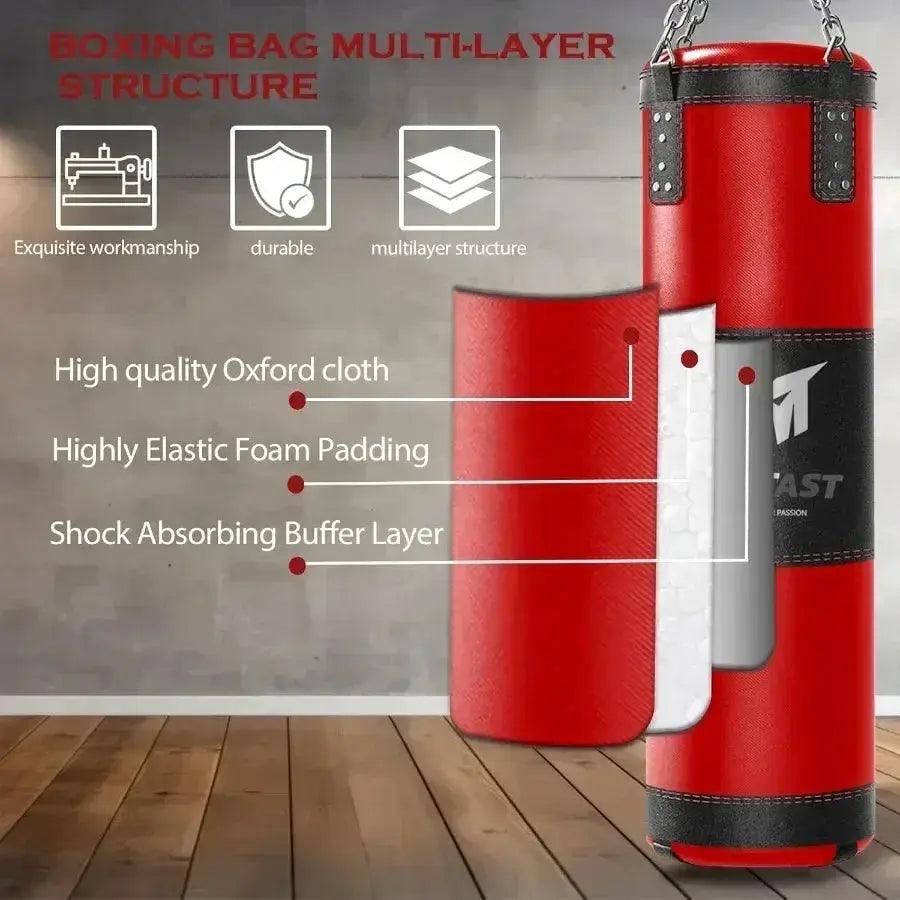  Heavy Punching Bag Set With Gloves For Home Gym Durable -  ToylandEU™