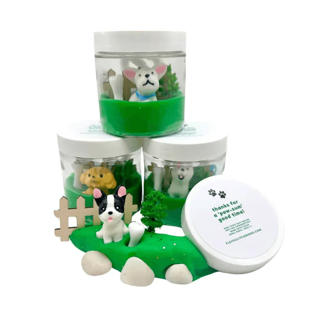 Puppy Party Mini Play Dough Favors for Kids Birthday - ToylandEU
