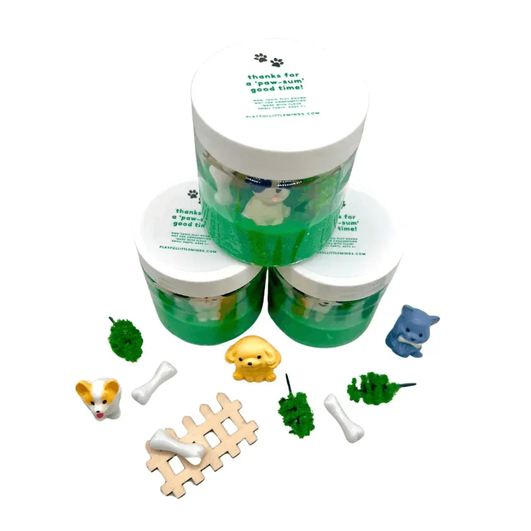 Puppy Party Mini Play Dough Favors for Kids Birthday - ToylandEU