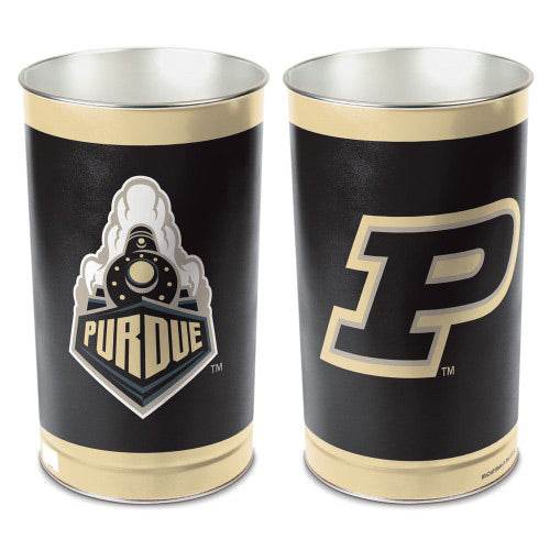 Purdue Boilermakers 15 Inch Metal Wastebasket With Graphics - ToylandEU