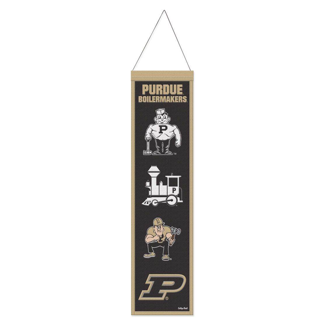 Purdue Boilermakers Banner Wool 8x32 Heritage Evolution - ToylandEU
