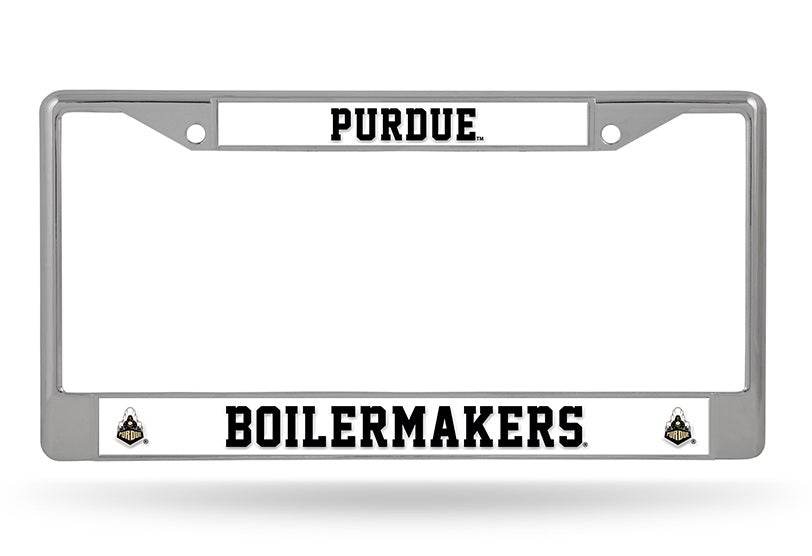 Purdue Boilermakers Chrome License Plate Frame Team Logo - ToylandEU