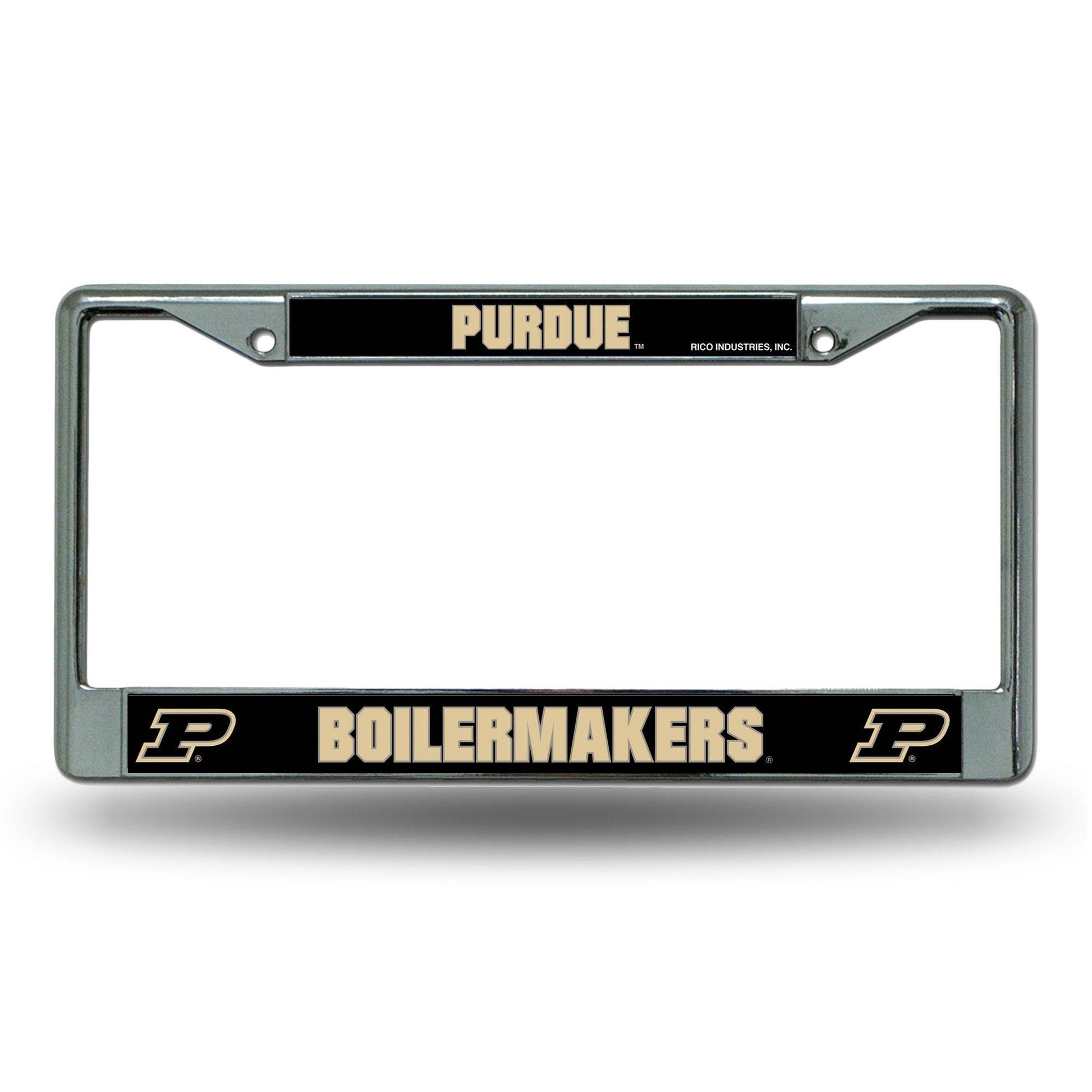 Purdue Boilermakers Chrome License Plate Frame With Logo - ToylandEU