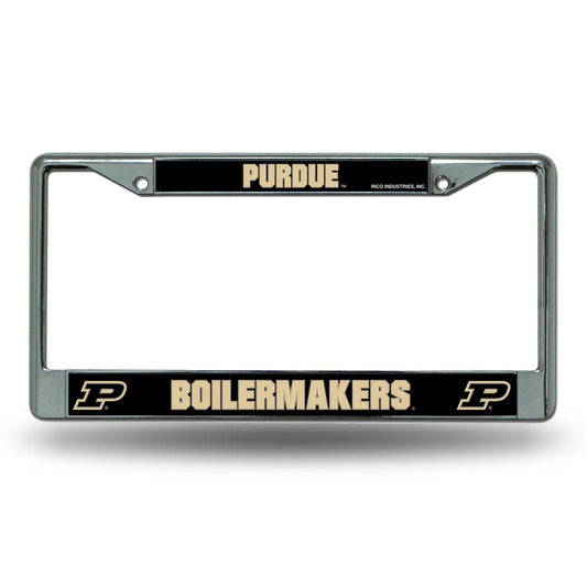 Purdue Boilermakers Chrome License Plate Frame With Logo - ToylandEU