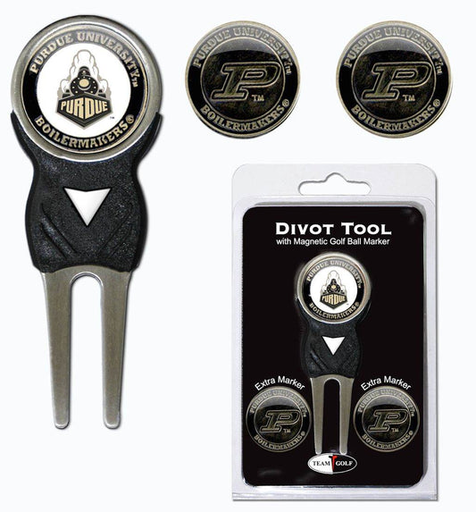 Purdue Boilermakers Golf Divot Tool With 3 Markers Nickel - ToylandEU