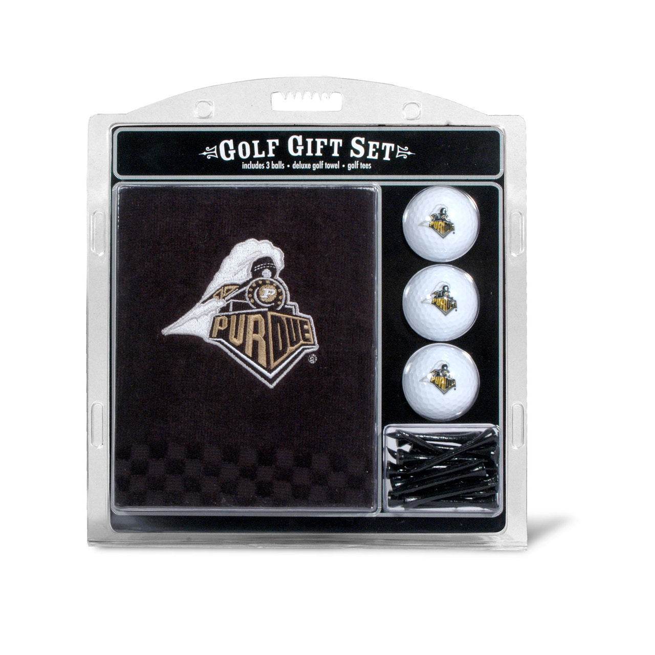 Purdue Boilermakers Golf Gift Set With Embroidered Towel - ToylandEU