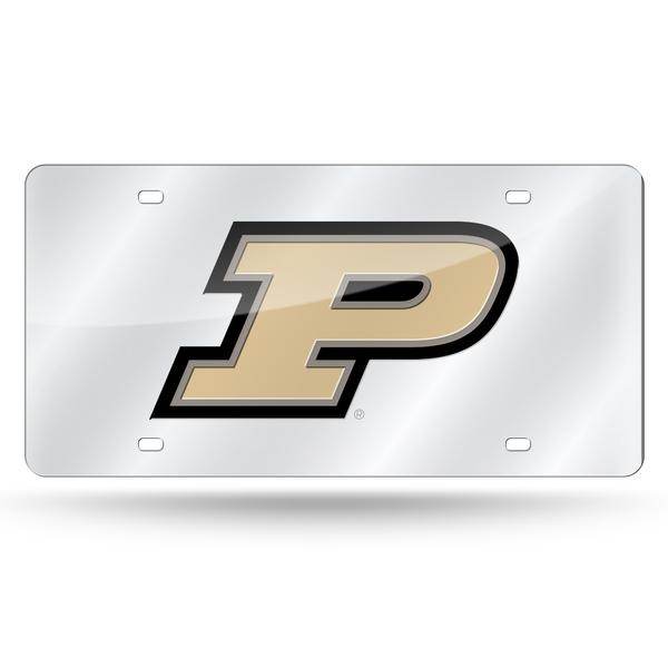 Purdue Boilermakers License Plate Laser Cut Silver Emblem - ToylandEU
